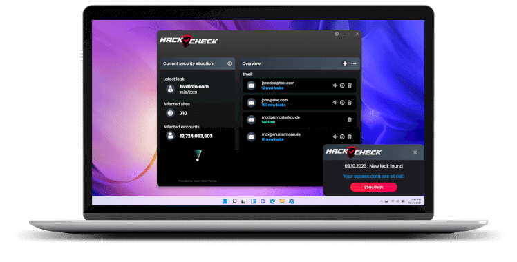 Data Breach affected? HackCheck can help you to find out what to do now.