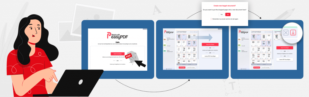 Options to spliting PDFs DE