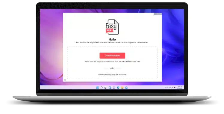 Screenshot DE 1 easypdf