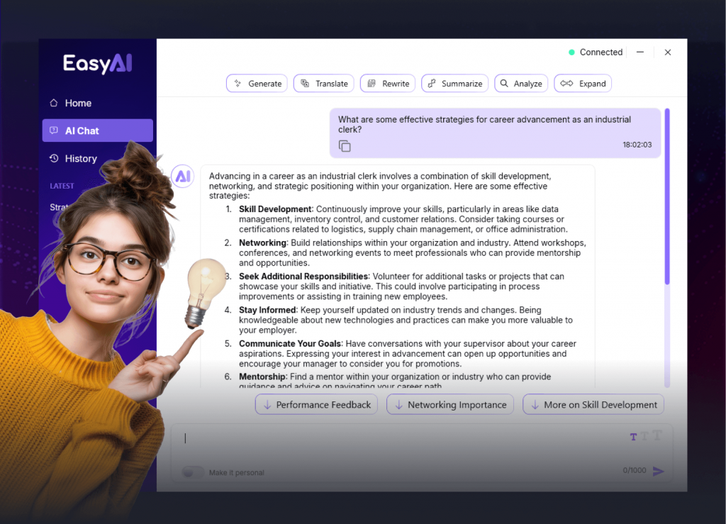 easyai screen en