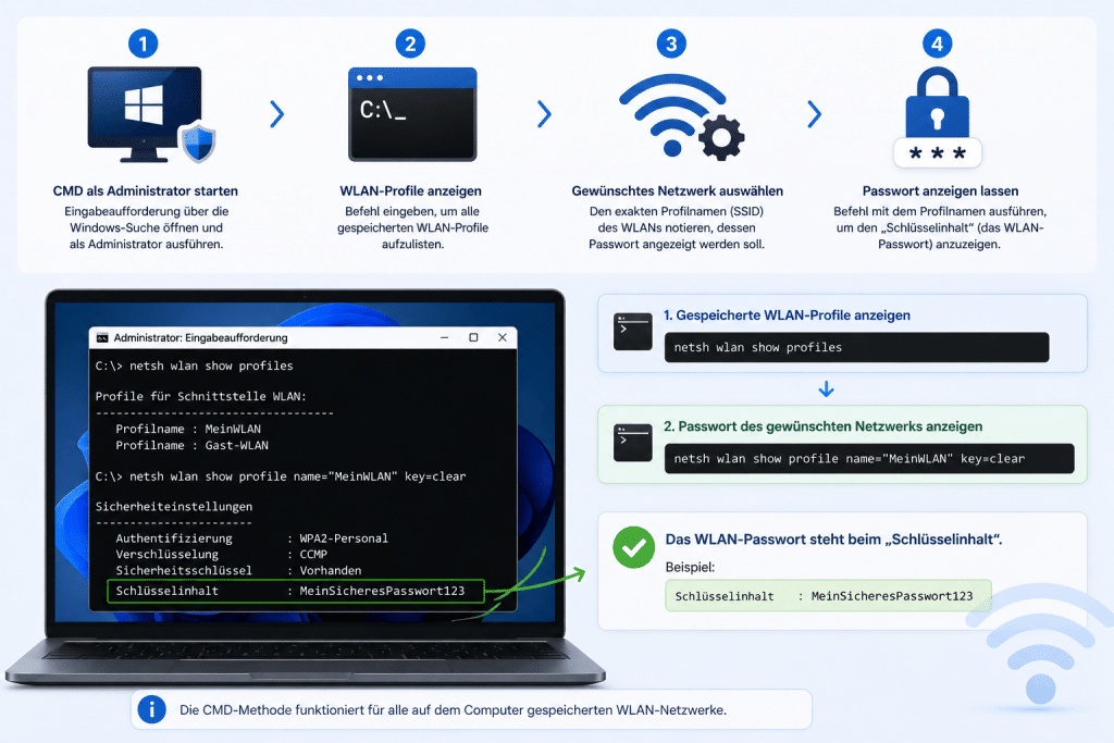 WLAN anzeigen per CMD