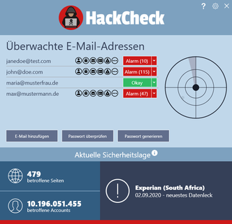 HackCheck: Emailadresse automatisch auf Hack prüfen | Abelssoft