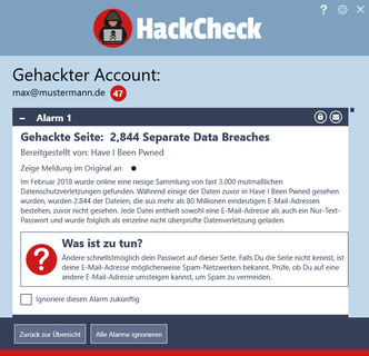 HackCheck: Emailadresse automatisch auf Hack prüfen | Abelssoft
