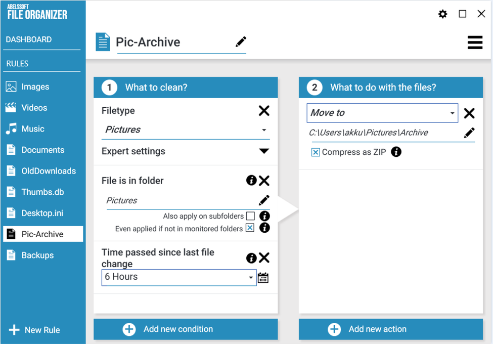 Abelssoft File Organizer