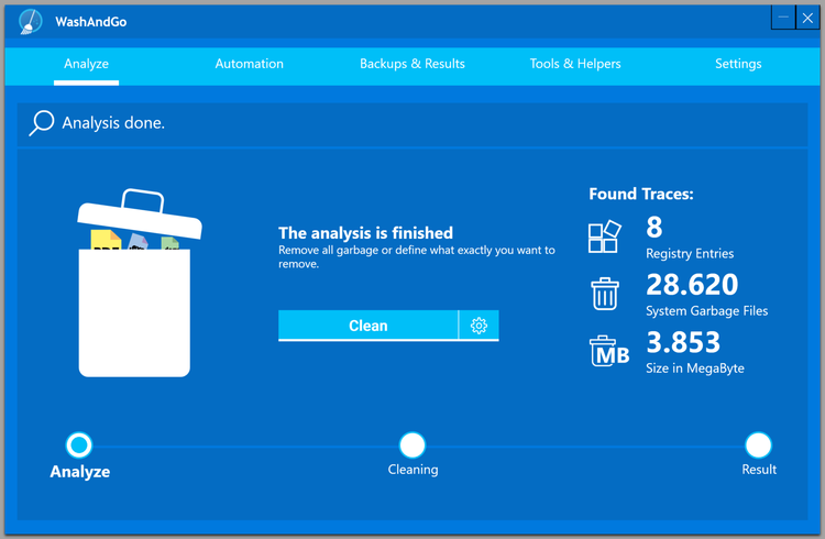 Windows 8 WashAndGo 25 (25.29) full Windows 8 WashAndGo full